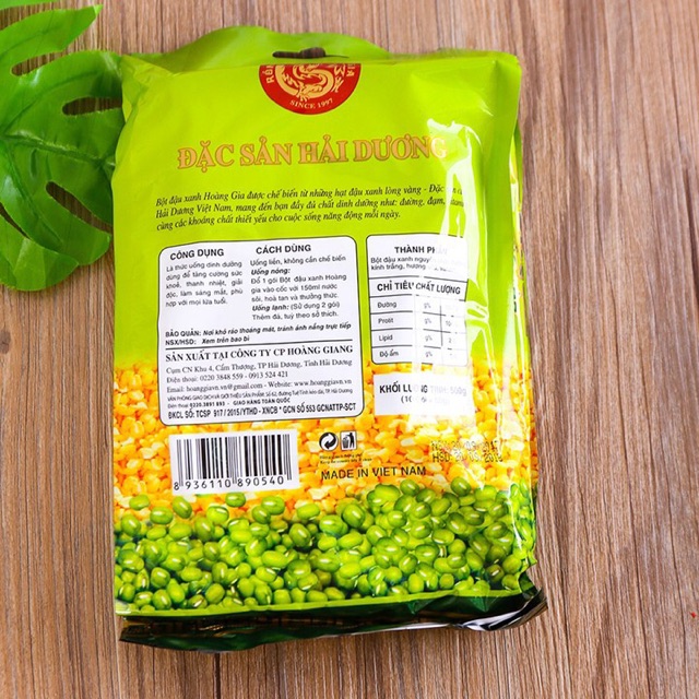 Bột đậu đen hoà an túi 500g