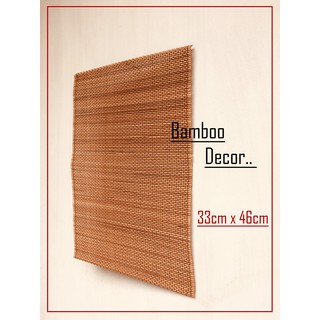 MÀNH TRE NÂU DECOR TRANG TRÍ PHONG CÁCH TRUYỀN THỐNG (33cmx46cm)