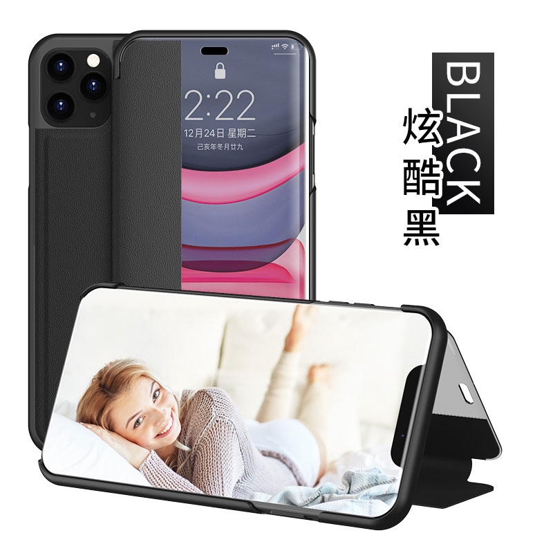 Bao điện thoại nắp gập kiêm chân đế bằng da PU cho Iphone 11 Pro 6/s/p/sp/7/p/8/p/X/Xr/Xs/Max | BigBuy360 - bigbuy360.vn
