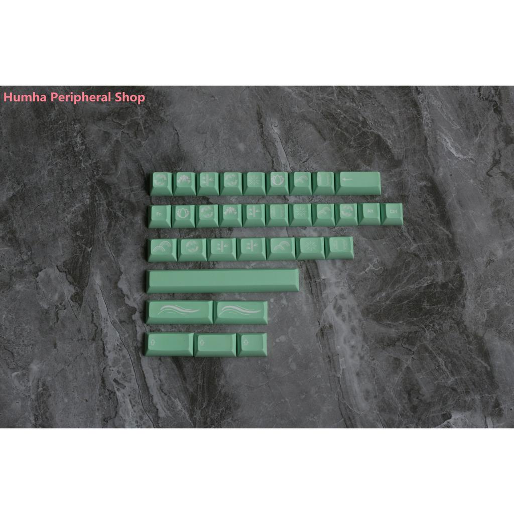 Humha Supei Chất Liệu PBT Bọc Bàn Phím Cơ Cherry profile Trung Hoa Nhuộm Màu Cá Nhân Hóa Zhuyin