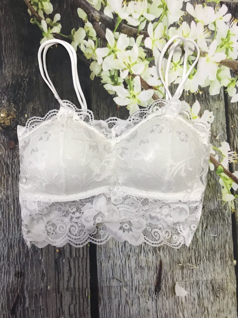 Áo bra ren 2 dây đôi, bralette gợi cảm, chất áo lót loại 1 mền mịn, Leblur | BigBuy360 - bigbuy360.vn