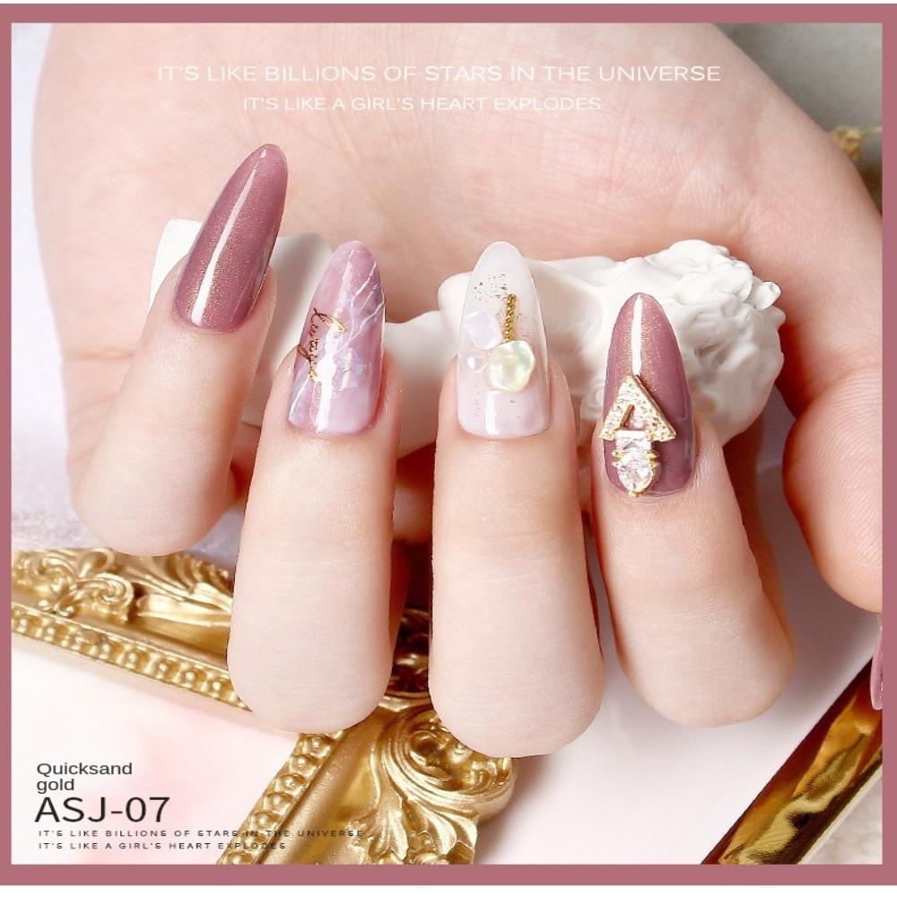 Sơn Móng Tay Dạng Gel 15ml Tự Làm Thời Trang|Kim Tuyến Lấp Lánh Dùng Để Trang Trí Móng Nghệ Thuật