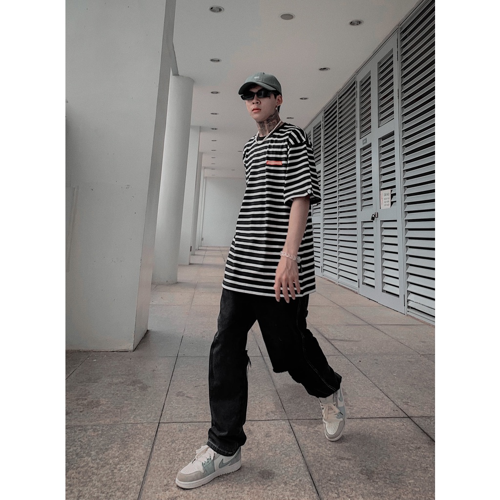 Áo Thun Sọc BASIC STRIPED - YOUNG GREEN