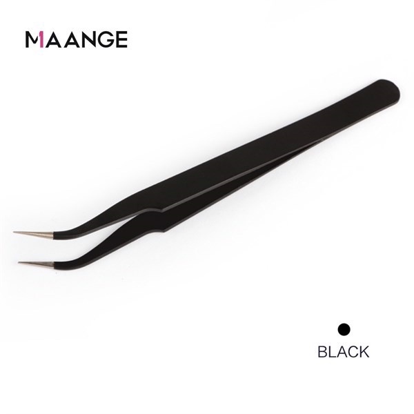 Nhíp Gắp Mi Giả Đầu Nhỏ MAANGE Bằng Thép Không Gỉ NDT