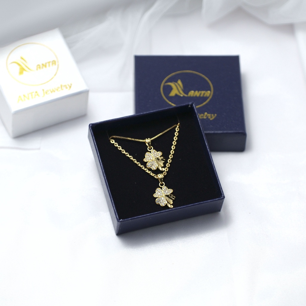 Dây chuyền Mặt hoa 4 lá cỏ cao cấp sang trọng ANTA Jewelry ATJ3074