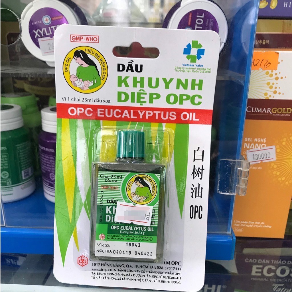 Dầu Gió Khuynh Diệp OPC (Chai 25ml) - Victory Pharmacy