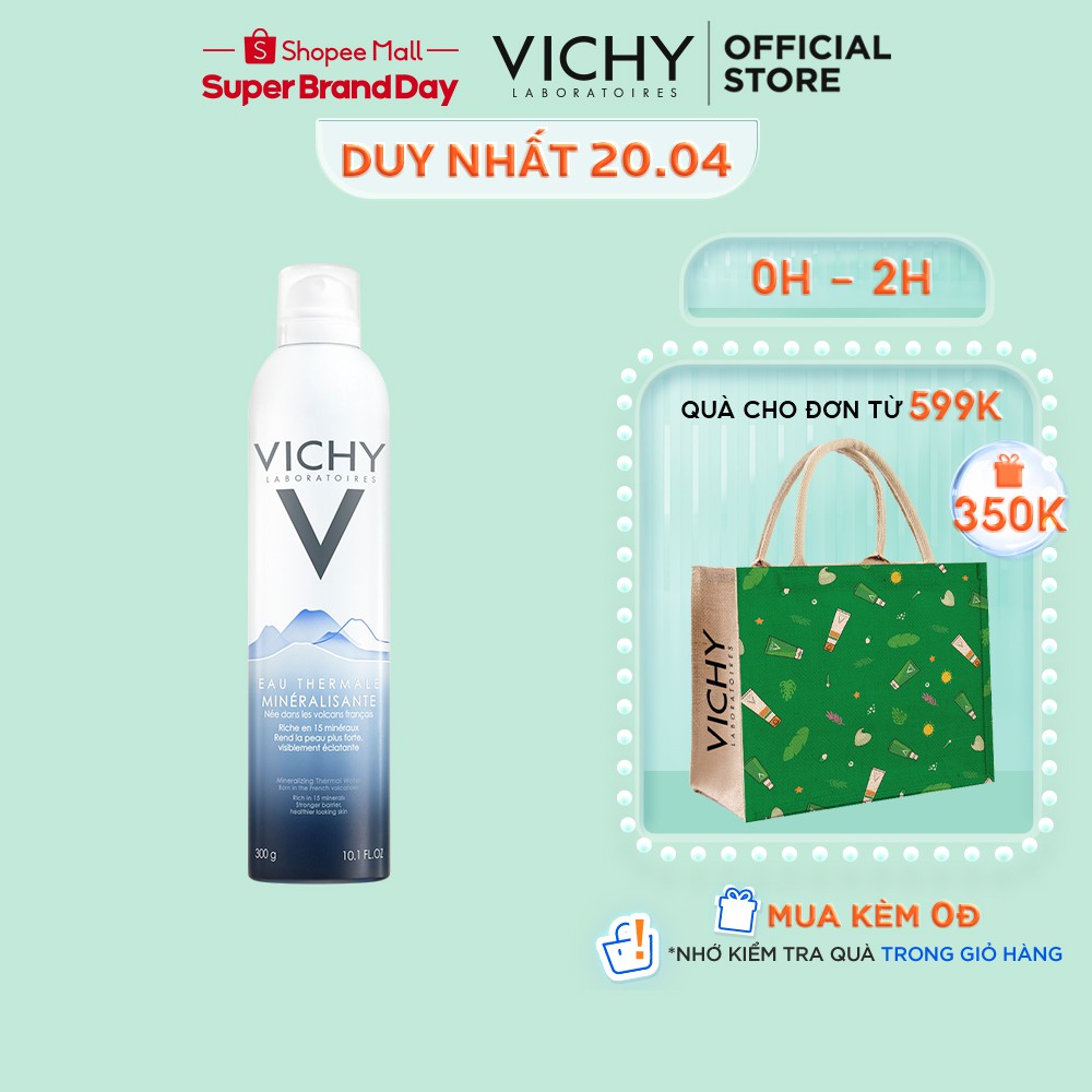 Nước khoáng dưỡng da Vichy Mineralizing Thermal Water 300ml