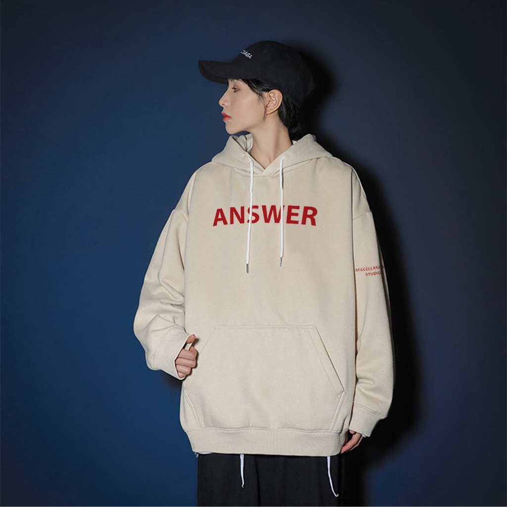 Áo Khoác Nỉ Hoodie In Answer HDI01 | BigBuy360 - bigbuy360.vn