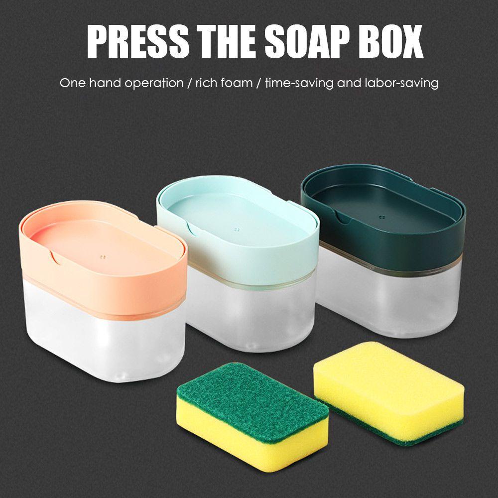 LONTIME Hộp Đựng Xà Phòng Dạng Nhấn Tiện Dụng Cho Nhà Bếp