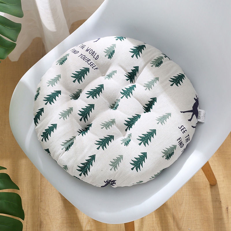 Đệm Lót Ghế Ngồi Hình Tròn Chất Liệu Dày Dặn Cao Cấp