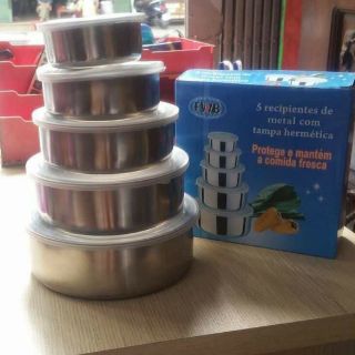 Bộ 5 bát inox