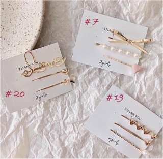Set 3,4 kẹp tóc ngọc cực xinh