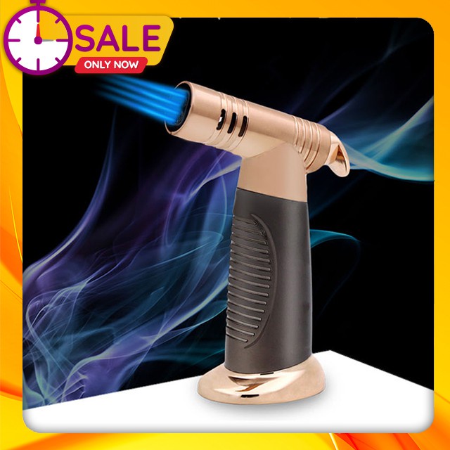 𝐇𝐨̣̂𝐩 𝐐𝐮𝐞̣𝐭 𝐁𝐚̣̂𝐭 𝐋𝐮̛̉𝐚 Khò 4 Tia Để Bàn zb683 Thiết Kế Đẹp Độc Lạ Lửa Khò Mạnh Mẽ - Dùng g.a Cao Cấp