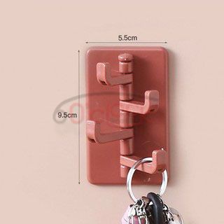 Sale !!! Móc Treo Đồ Dán Tường 4 Nhánh Xoay 180 Độ Hình Cây Thông (SP001592 ) Shop Phúc Yến