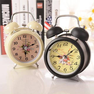 Đồng Hồ Báo Thức Hai Quả Chuông Gõ Decor (Giao Màu Ngẫu Nhiên) TB0252