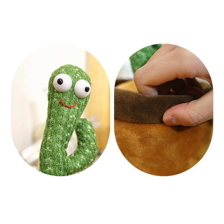 Xương Rồng nhảy múa, nhại tiếng, hát nhạc 120 bài hát thiếu nhi + nhạc hot tiktok - Có đèn Led, sạc USB