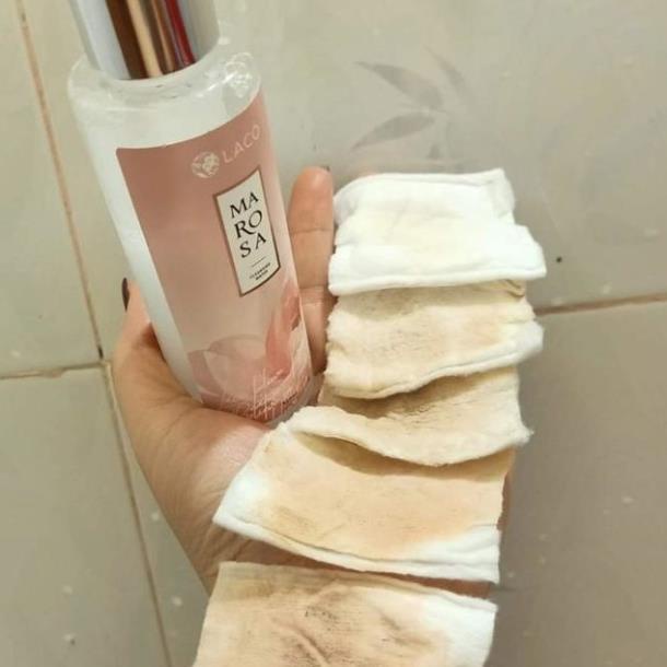 Nước Tẩy Trang Marosa Laco không cồn - Hỗ trợ làm sạch da, loại bỏ lớp trang điểm và bụi bẩn (chai 120ml)