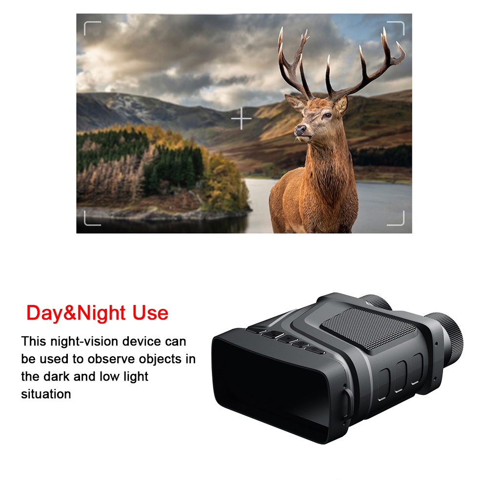 Ống Nhòm Hồng Ngoại R12 1080P Phóng To 5X 300M Hỗ Trợ Tầm Nhìn Ban Đêm