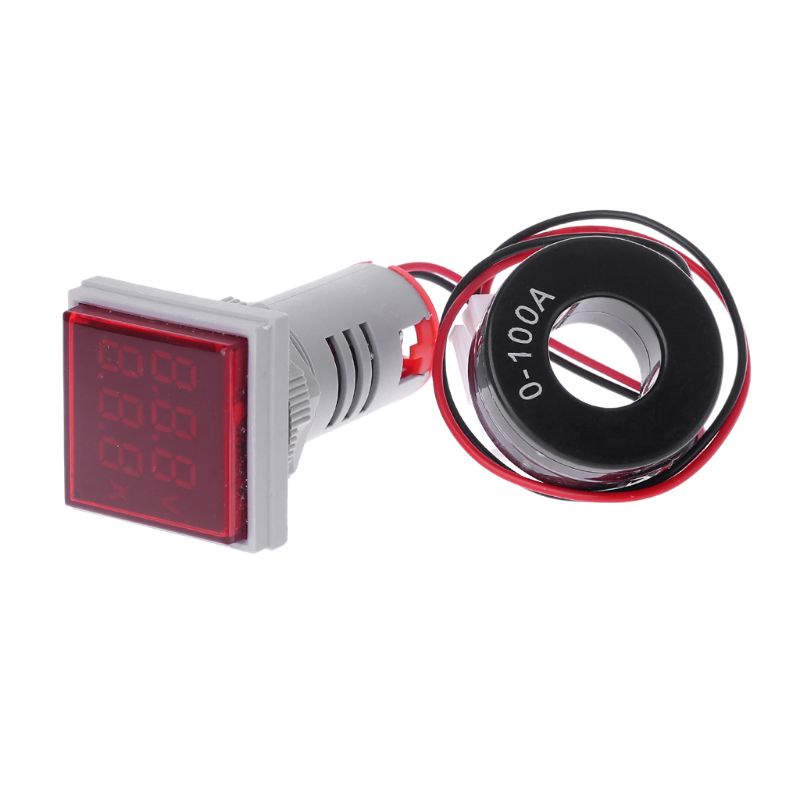Vôn Kế Kỹ Thuật Số Màn Hình LED AC60-500 V 100A Chất Lượng Cao