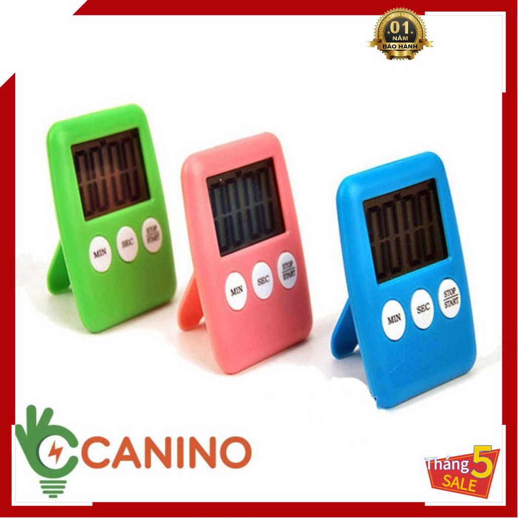 Đồng Hồ FREESHIP Đồng Hồ Bấm Giờ Đếm Ngược Điện Tử Mini Canino