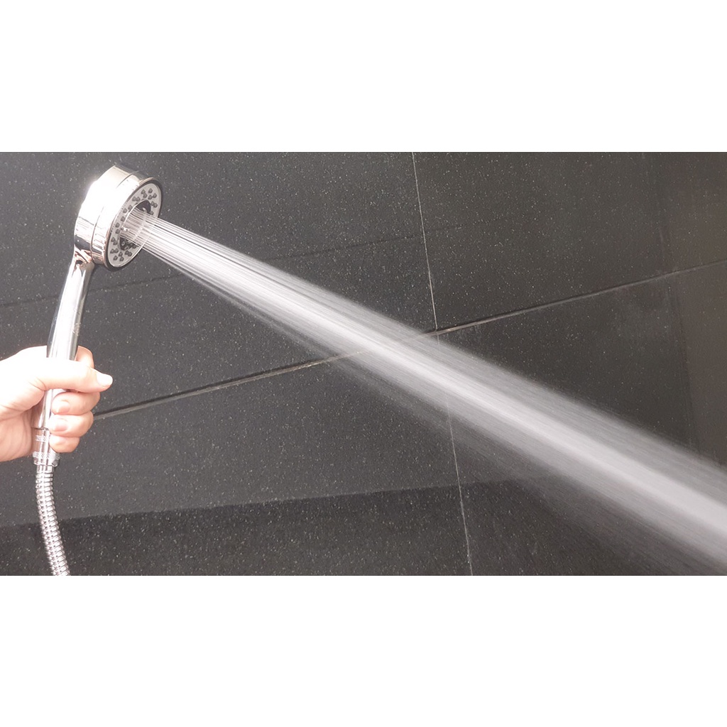 Tay sen siêu tăng áp 3 chế độ phun nước Eurolife EL-H106  - CHỈ GỒM 1TAY SEN