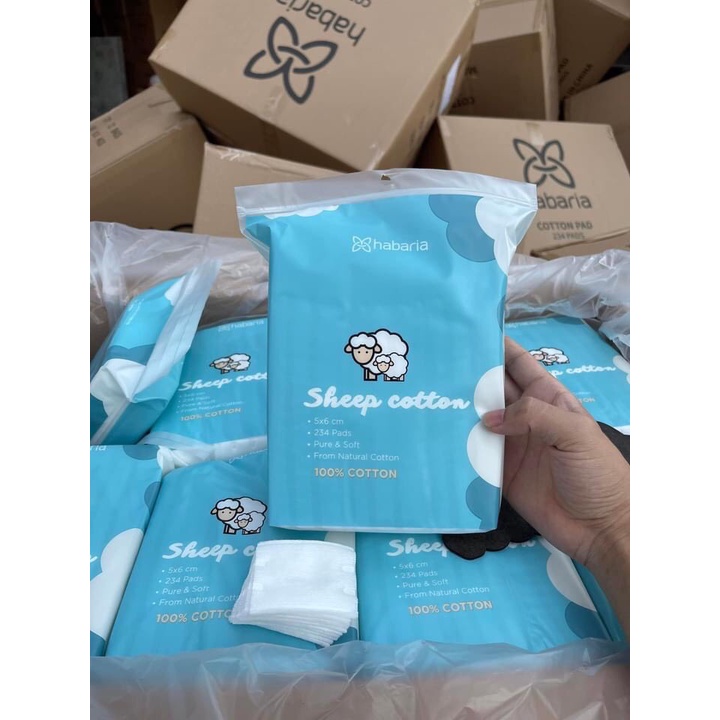 Bông tẩy trang SHEEP COTTON 234 miếng