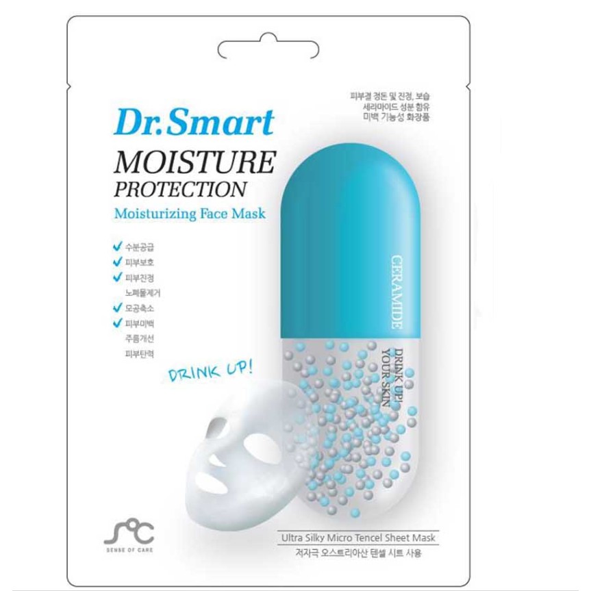 Thanh lý Mặt nạ trẻ hóa, dưỡng ẩm, thải độc, sáng da, chống lão hóa Dr.smart (Rainbowbeauty)  hàn quốc