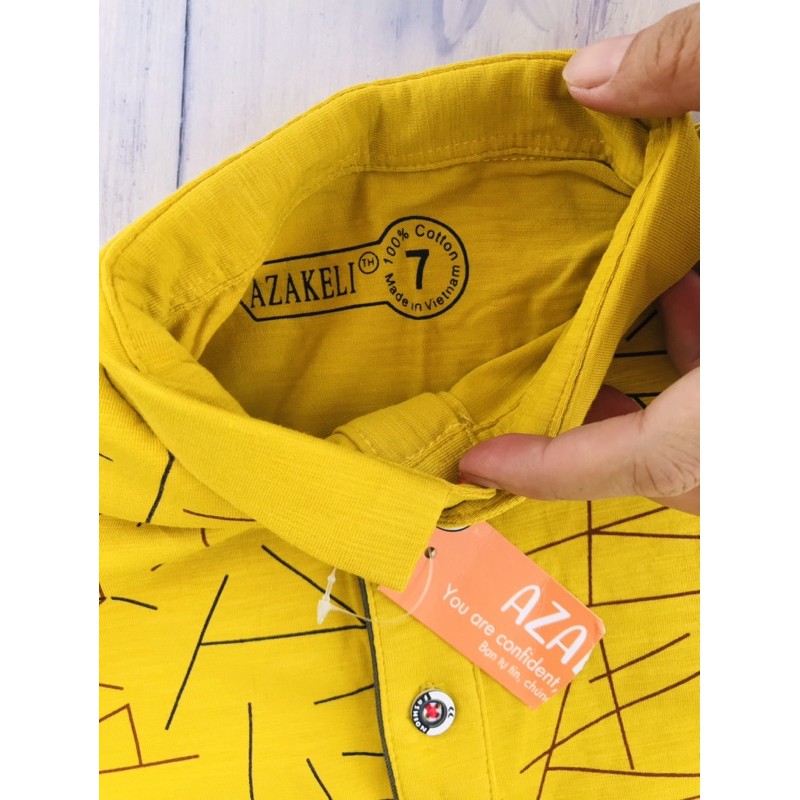 🚑 Áo cổ trụ cotton shop cho bé trai từ 8-25kg