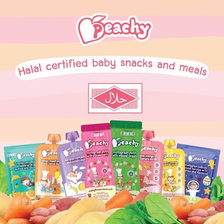 Súp gà hầm và cà chua (Peachy) - 125g
