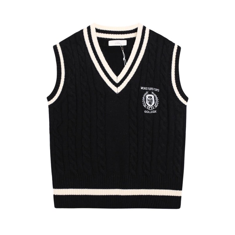 [ CÓ ẢNH THẬT + VIDEO TỰ QUAY ] Áo Gile Viền 3 Màu Đen, Be, Xám Kiểu Giống Hàn Quốc Mix Đồ Cực Xinh | BigBuy360 - bigbuy360.vn