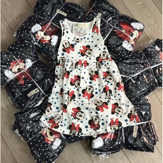 Váy sát nách mickey HM 1-10Y (có ảnh thật)