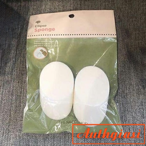 Bông mút tán nền TFS Ellipse Sponge The Face Shop Hàn Quốc