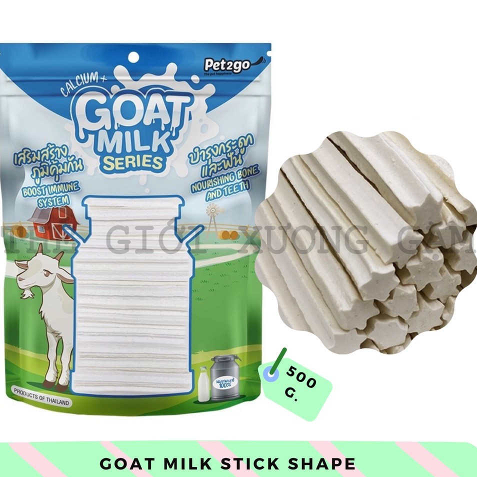 [GOAT MILK ]KẸO SỮA DÊ THÁI LAN 100% NGUYÊN CHẤT BỔ SUNG DINH DƯỠNG CHO CHÓ