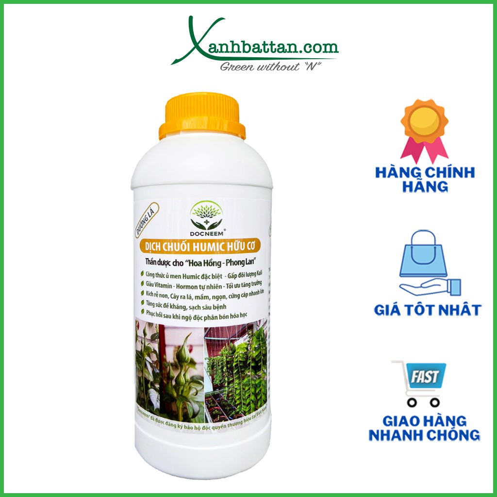 Dịch Chuối Chín Humic Lên men Kích Mầm Chồi, Kích Rễ, kích Kie, Phục Hồi Và Chống Suy Cây