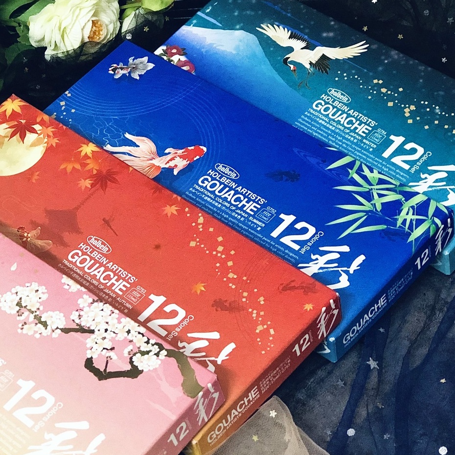 Gouache Irodori tuýp lẻ 15ml bảng 2
