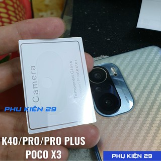 [Redmi K40/ K40 Pro/ K40 Pro Plus/ Poco F3/ F3 Pro] Combo dán lưng 3D chống xước vân Cacbon, dán kính camera