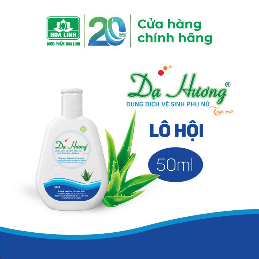 ✔️CHÍNH HÃNG✔️ Dung dịch vệ sinh phụ nữ Dạ Hương dược phẩm Hoao Linh