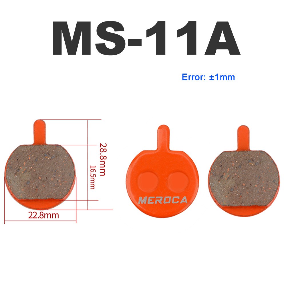 MEROCA Má Phanh Bằng Nhựa Resin Cho Xe Đạp Leo Núi Má Phanh Đĩa Thủy Lực MTB Phụ Kiện Đạp Xe
