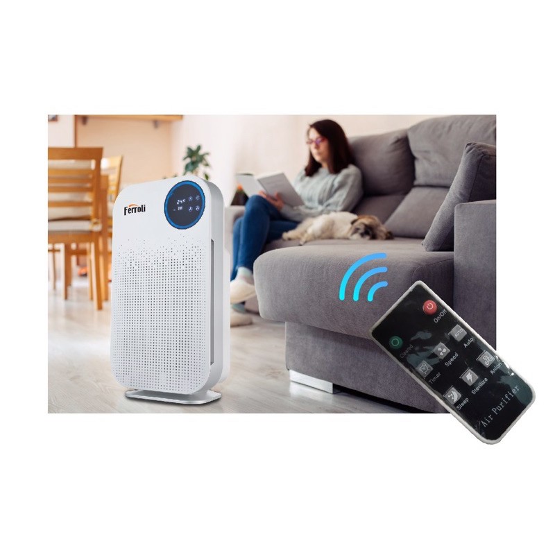 Máy lọc không khí và tạo ionizer Ferroli FAP-48D chính hãng bảo hngf 12 tháng
