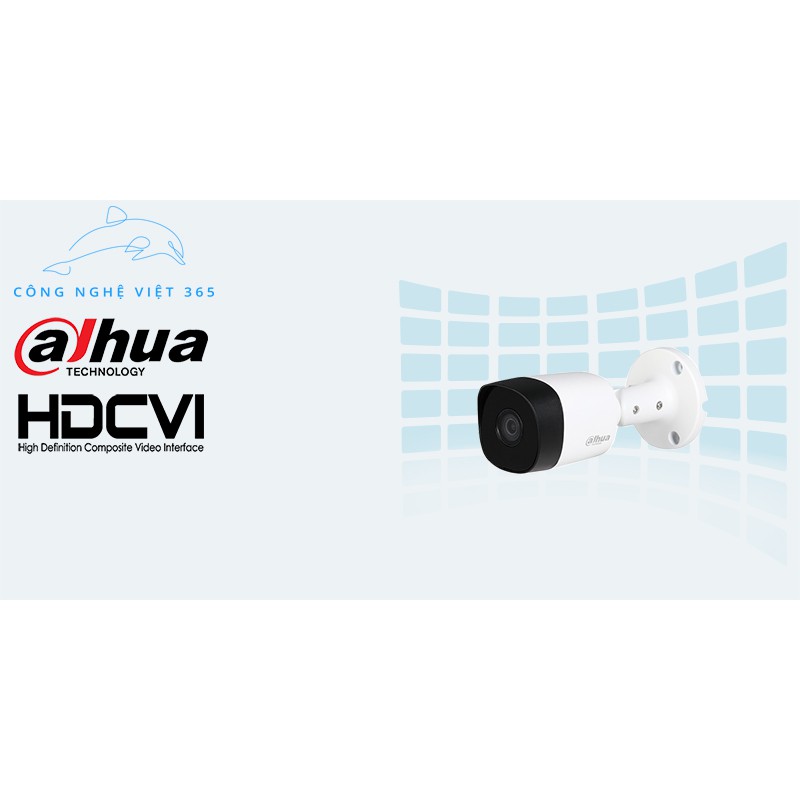 Camera HDCVI hồng ngoại 2.0 Megapixel DAHUA HAC-B2A21P