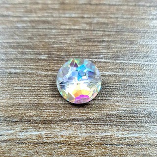 Hạt pha lê Swarovski đế nhọn 12mm trắng ánh trai