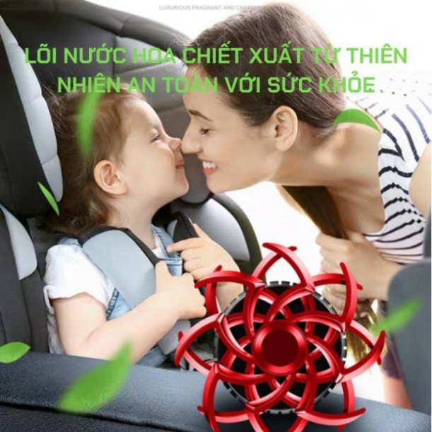 Nước Hoa Ô Tô Cao Cấp Hình Bông Tuyết Cài Cửa Gió Điều Hòa