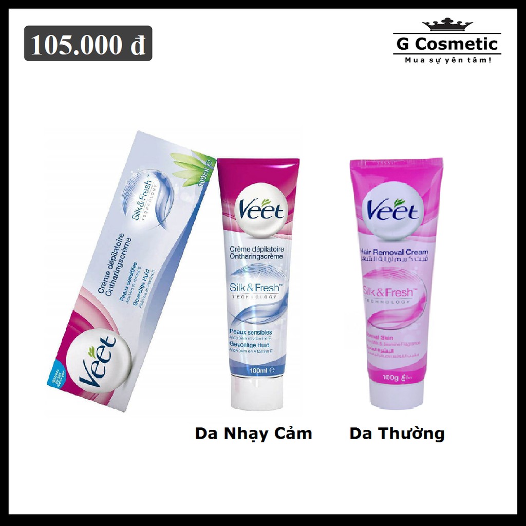 Kem Tẩy Lông Veet Pháp - 100ml | BigBuy360 - bigbuy360.vn