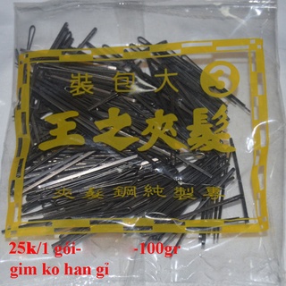 Kẹp gim chữ U 3 size 150g giá sỉ chuyên dùng làm tóc makeup ghim U không gỉ