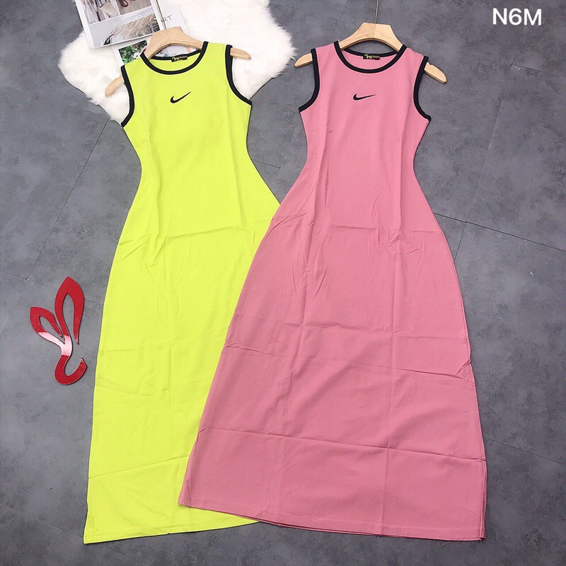 Đầm thun maxi dáng dài kèm hình thật trải sàn | BigBuy360 - bigbuy360.vn