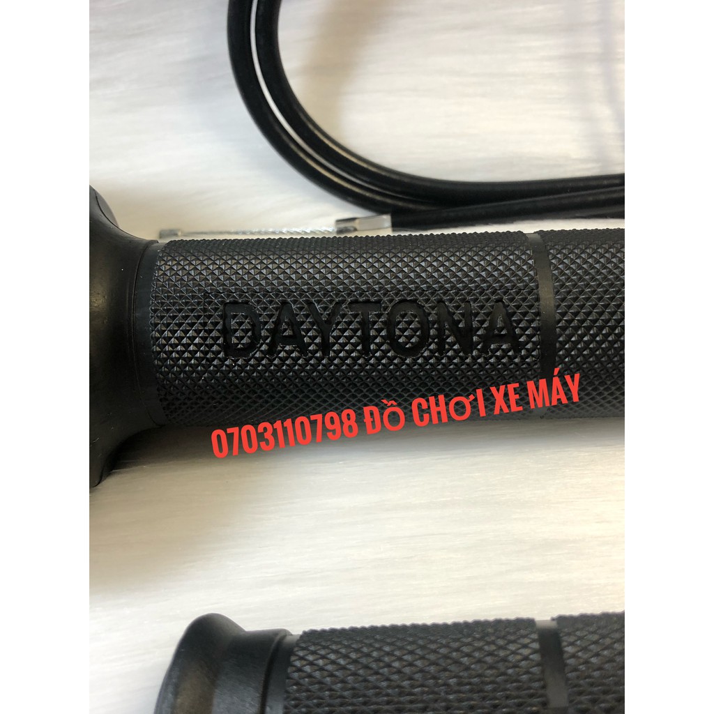Cùm tăng tốc daytona 1 dây ga tặng kèm bao tay