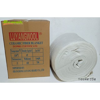 Bông Chống cháy CERAMIC Bông gốm Cách nhiệt chịu lửa cao