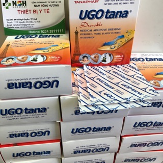 HỘP 100 miếng BĂNG DÍNH CÁ NHÂN BĂNG KEO DÁN CÁ NHÂN Y TẾ MIẾNG DÁN UGOTANA UGO TANA ( hộp /100mieng)
