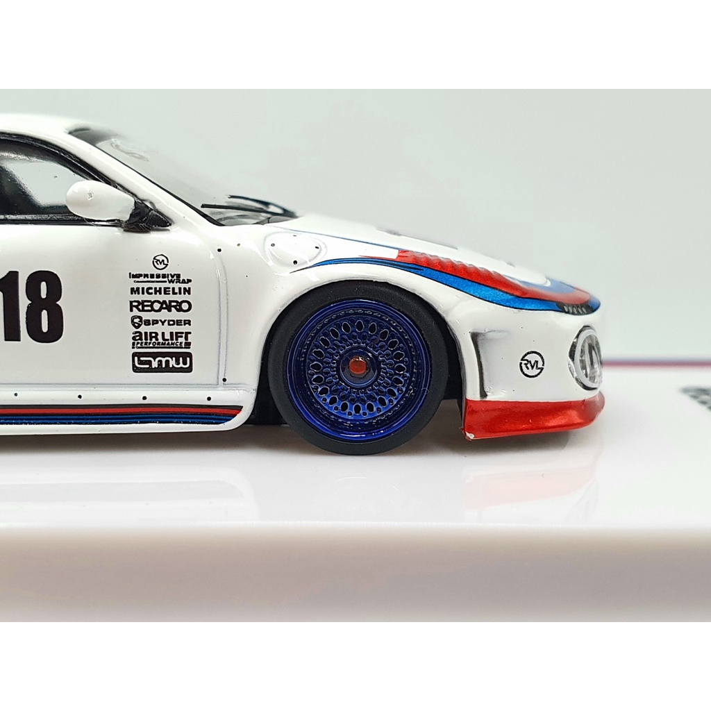 Xe Mô Hình Porsche Old & New 997 White 1:64 Tarmac Works
