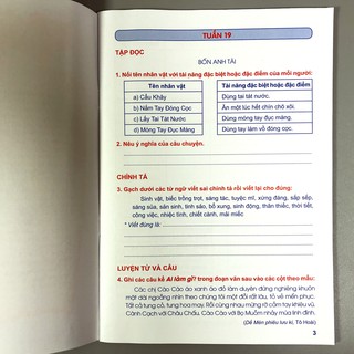 Vở Thực Hành Tiếng Việt - Lớp 4 (Tập 1-2)